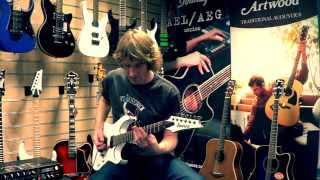 Video thumbnail for Ibanez UK Iron label RGIR20E White Guitar Review/Demonstration by IbanezGBI