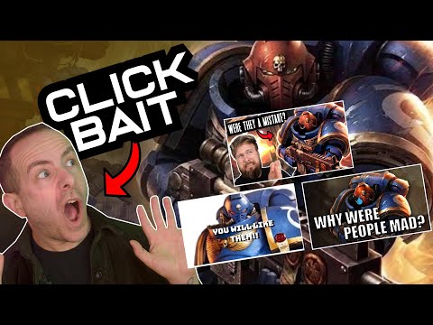 Why do People LOVE to HATE Primaris Marines? And why RAGEBAIT is so common in Warhammer.