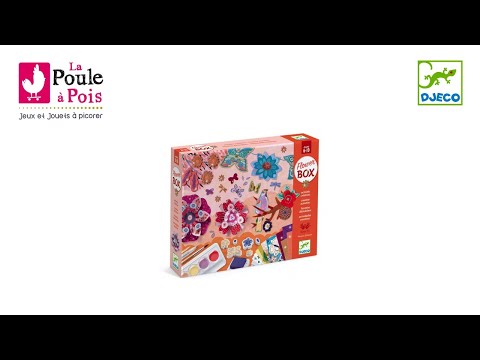 Flower Box - Coffret d'activités créatives - Djeco - lapouleapois.fr