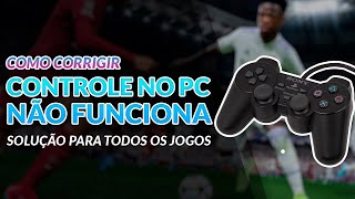Jogo não reconhece meu controle - Como resolver