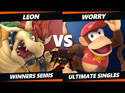 The Turning Point Top 8 - LeoN (Bowser) Vs. Worry (Diddy Kong) Smash Ultimate - SSBU