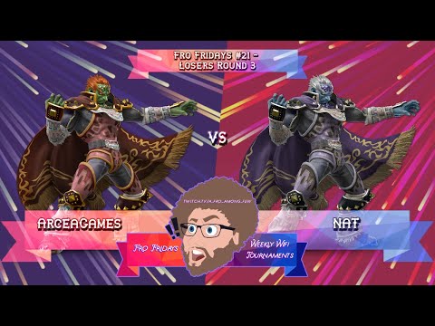 ArceaGames (Ganon) vs. NAT (Ganon) - Losers Round 3 - Fro Fridays #21 - Double Elimination Bracket