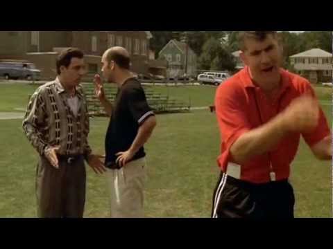 Silvio and Artie talk with coach - The Sopranos HD