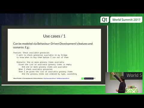 QtWS17 - A Cute app deserves a Clean architecture, Marco Piccolino, Maply