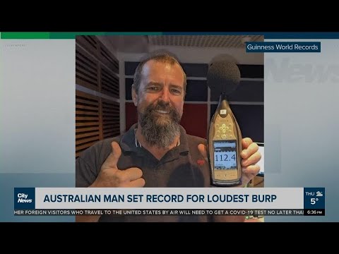 Bizarre records: World's loudest burp