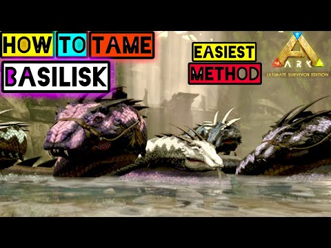 How to Tame a Basilisk Easiest Method Ark Mobile | Ark : Ultimate Mobile Edition