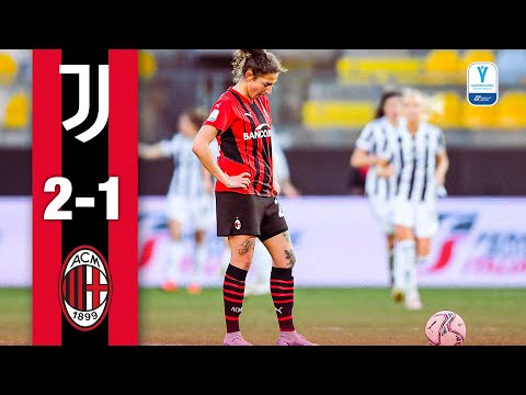 La Juve vince la Supercoppa al 90' | Juventus-Milan 2-1 | Finale di Supercoppa femminile