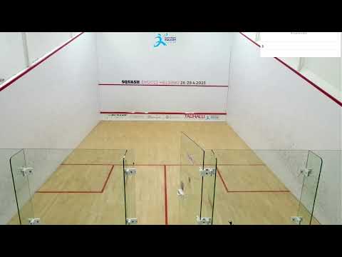 Ct 2 - ESF European Team Division 1 & 2 Squash Championships 2023 - Day 4 - Court 2