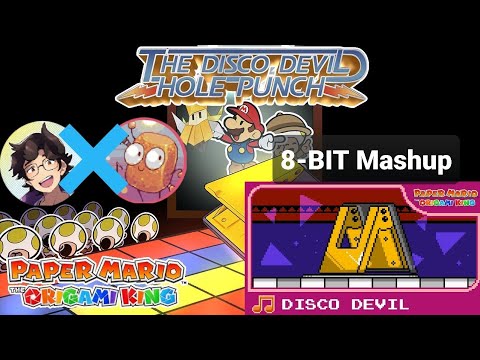 The Disco Devil: Hole Punch with lyrics! 8-BIT MASHUP [Juno Songs × Tater-Tot Tunes]
