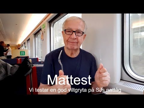 2018-04-29 VILTGRYTA MED POTATISMOS OCH LINGON - Vi testar god mat på SJs nattåg