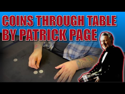 Coins Through Table By Patrick Page | Tribute To A Legend Of Magic