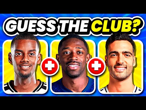 GUESS THE COMMON CLUB BY 3 PLAYERS | QUIZ FOOTBALL TRIVIA 2025