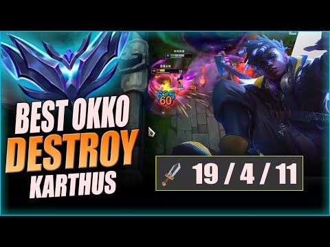 XIAOBEN EKKO - HOW TO DESTROY KARTHUS | EKKO JUNGLE VS KARTHUS