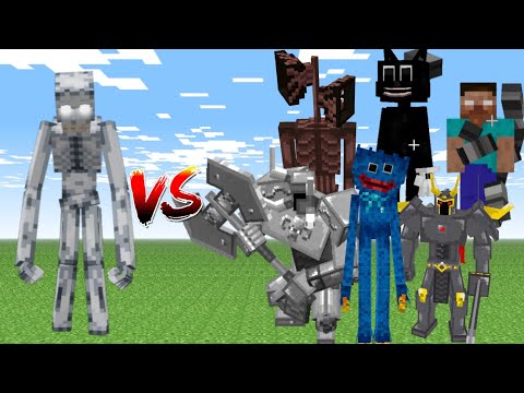 scp 096 Vs siren head,cartoon cat,ferrous wroughtnaut,glorious wroughtnaut,herobrine,huggy wuggy