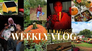 WEEKLY VLOG ♡ (coziest fall vibes, bestie apple picking, baking pie, movies, KAYTRANADA CONCERT!! +)