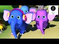 Elephant Song - Ek Mota Hadhi | Hindi Rhymes For Kids