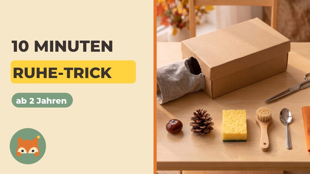 The Sensory Box: 10 minutes of quiet with a box (daycare trick, ages 2+)