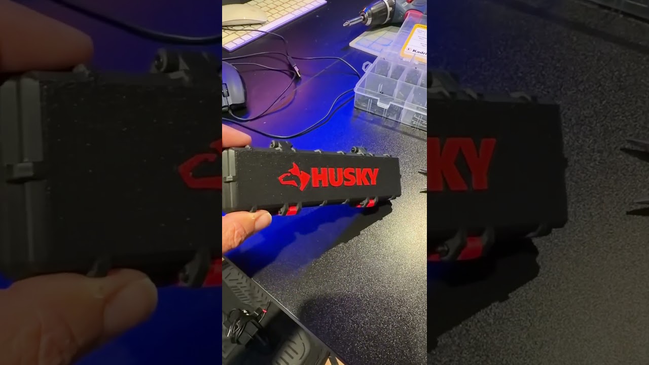 Husky Angle finder case designed in #fusion printed in #snapmakeru1 #3dprinting