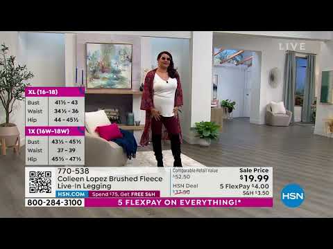 Colleen Lopez Brushed Fleece LiveIn Legging