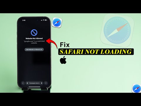 How To Fix Safari Not Opening or Loading Sites On iPhone?