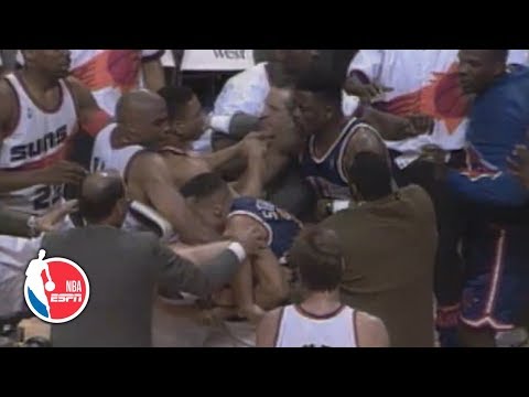 Knicks vs. Suns ‘93 brawl leads to six ejections, NBA rules overhaul | ESPN Archives