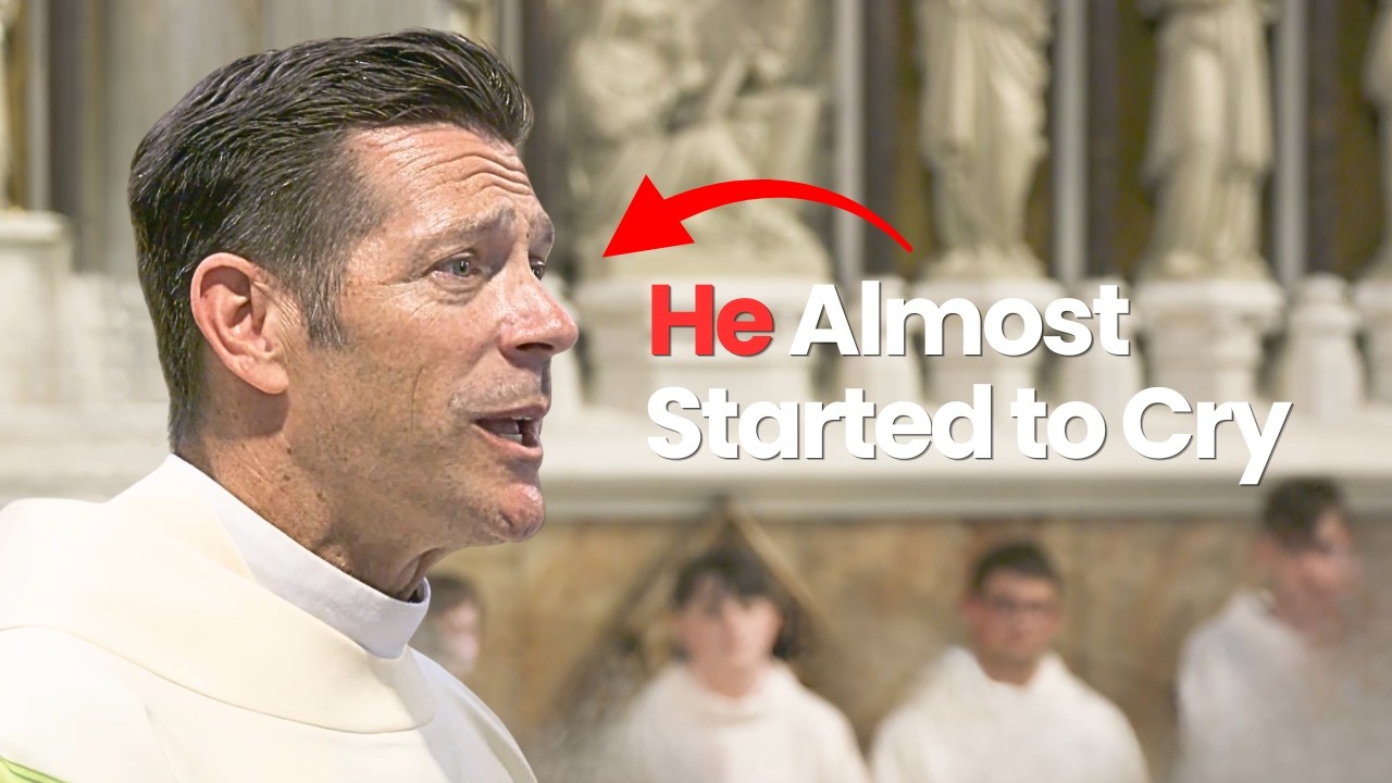 Catholic Priest Heart-Melting Moment Goes Viral