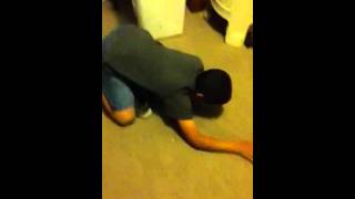 Little boy gets beat up by big boy and fights back