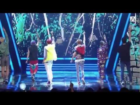 [HD720] 120802 BEAST (비스트) - Not me + Beautiful Night (Comeback Stage) @ MCountdown