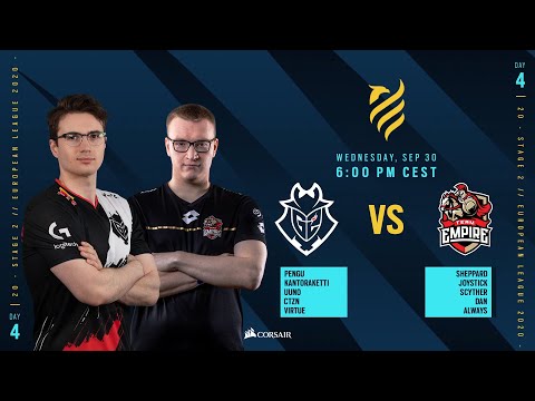 Team Empire vs G2 Esports // Rainbow Six European league 2020 - Stage 2 - Playday #4