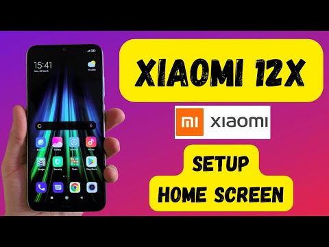 XIAOMI 12x Setup Home Screen