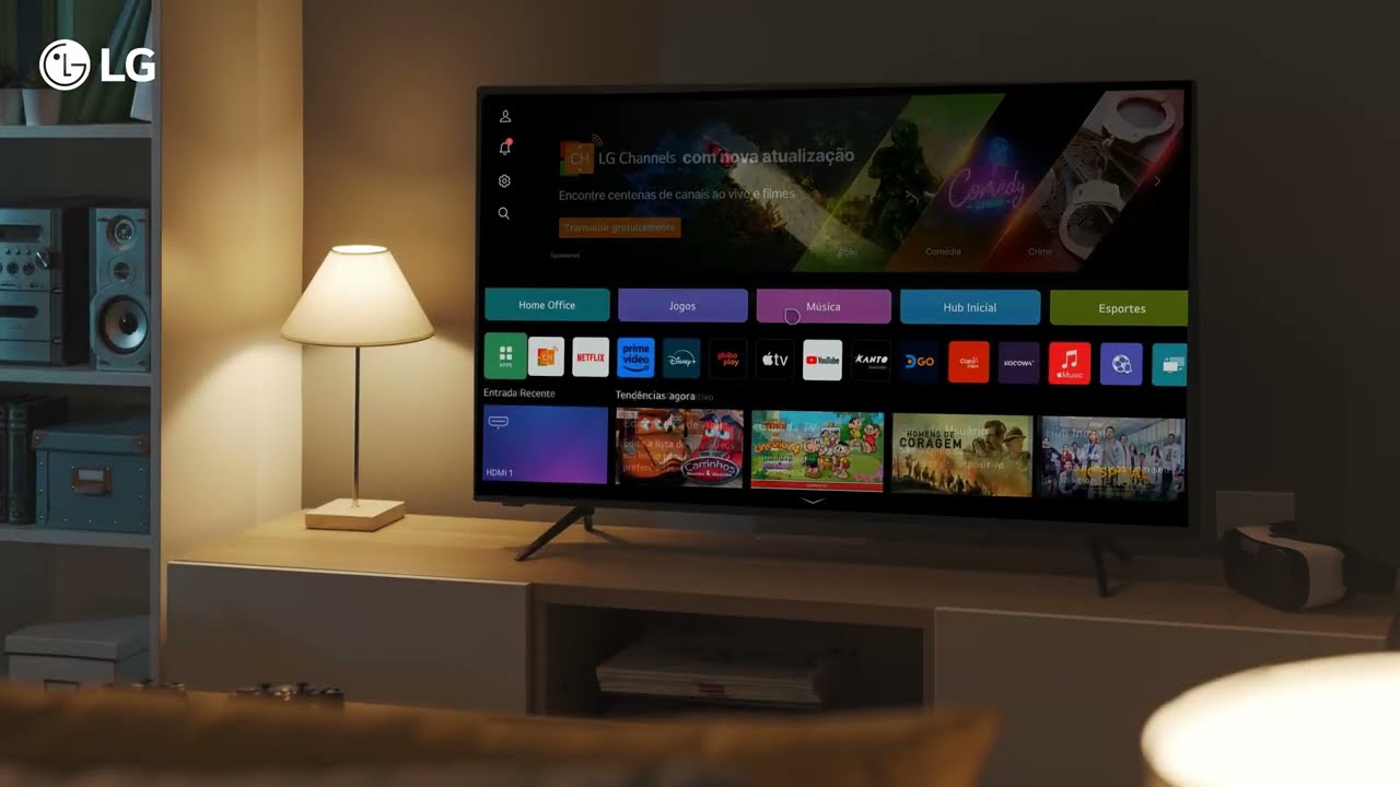 Miniatura da avaliação em vídeo de Smart TV LG 43LR6700 43 Polegadas Full HD webOS 23