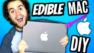 DIY Edible MacBook! | EAT Apple Products! | How To Make Eatable Mac Computer Tutorial