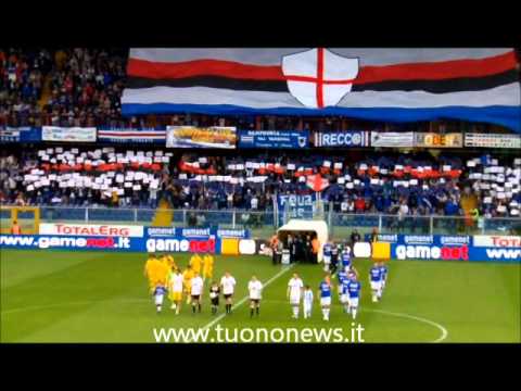 Sampdoria - Pescara 1-3, 41^giornata serie B 20/05/2012 Mancini Lombardo in tribuna