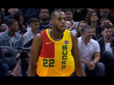 Khris Middleton Highlights vs Heat RS19G32 - 18 Pts, 7 Rebs, 4 Asts (22.12.18)