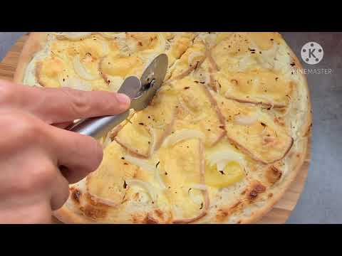 Pizza au fromage à Raclette (la cuisine d'Aicha)