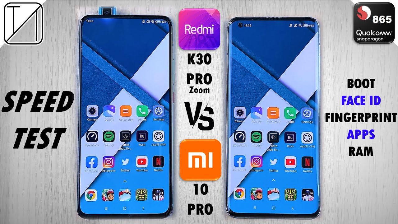 Redmi K30 Pro Zoom Edition vs Xiaomi Mi 10 Pro Speed Test