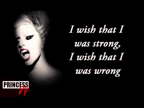 Princess Die - Lady Gaga (Lyric Video)