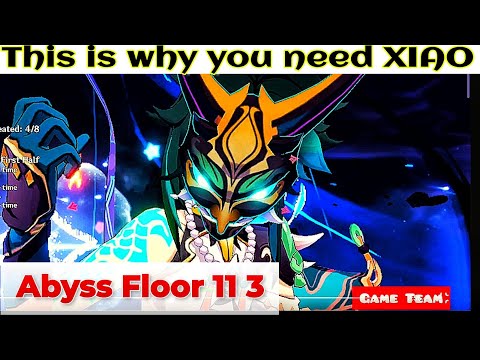 why you need xiao! genshin Spiral Abyss Floor 11 3 f2p guide. 3.3-3.4