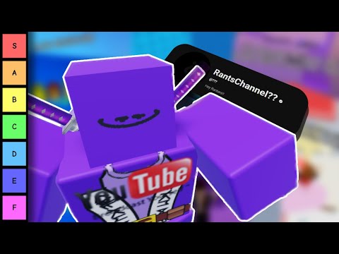 The ULTIMATE Roblox Ranters TIER LIST
