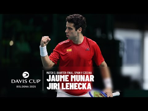 Jaume Munar DOMINANT for Spain 😱 | Spain v Czechia | 2025 Davis Cup Final 8