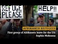 First Group Of Afrikaners Leave For The US Sophie Mokoena