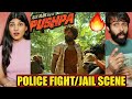 PUSHPA Allu Arjun - POLICE FIGHT SCENE REACTION Jail Scene & Reddy Brothers Entry | Pushpa Movie