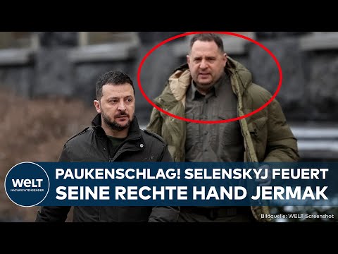 KORRUPTIONSSKANDAL IN KIEW: Paukenschlag! Selenskyj entlässt Büroleiter Andrij Jermak