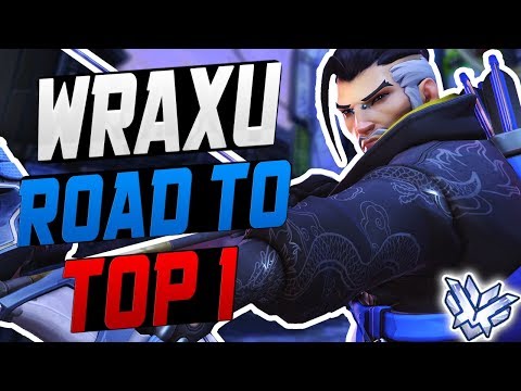 WRAXU CARRY HANZO! HE'S INSANE! [ OVERWATCH SEASON 7 TOP 500 ]