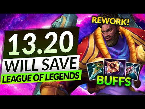 NEW PATCH 13.20 CHANGES! (Datamined) K'Sante Rework, Item Buffs - LoL PBE Update