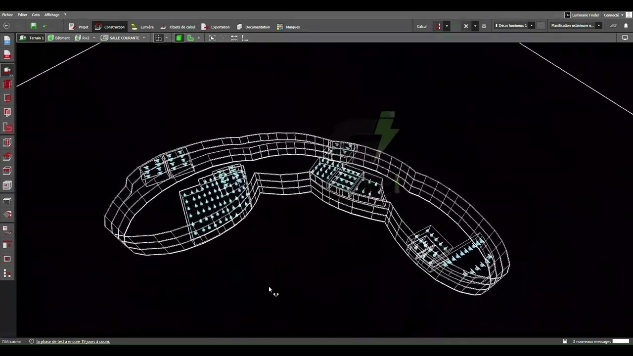 Projet d'éclairage ERP