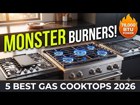 Top 5 Best Professional Gas Cooktops with High-BTU Burners 2026 | Ultimate Commercial Stove Guide
