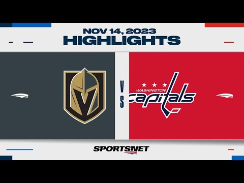 NHL Highlights | Golden Knights vs. Capitals - November 14, 2023