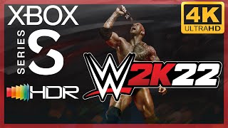 [4K/HDR] WWE 2K22 / Xbox Series S Gameplay