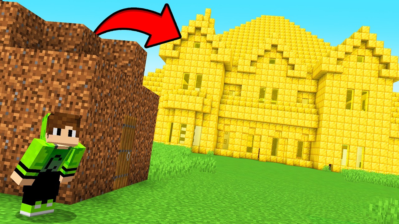 $1 vs Millionaire HOUSE in Minecraft